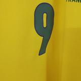 1998 Brazil Home Yellow Retro Player Version Soccer Jersey 球员版