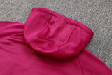 2025 PSG Red Hoody Zipper Jacket Tracksuit