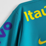 2021/22 Brazil Light Blue Soccer Jersey 圆领