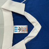 1984/1985 Schalke 04 Home Blue Retro Soccer Jersey