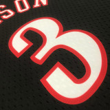 76ers IVERSON #3 Retro Black NBA Girl Jersey