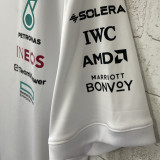 2025 Mercedes AMG Petronas F1 White Team T-Shirt  圆领