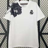 2024/25 RM Y-3 White Fans Soccer Jersey 无广告硅胶版