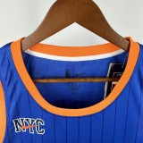 NY Knicks CLARKSON #00 Blue City Edition NBA Jersey