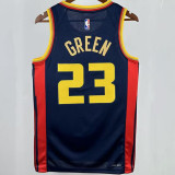 2025 Warriors GREEN #23 City Edition NBA Jerseys