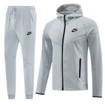 2025 NK~ Grey Hoody Zipper Jacket Tracksuit