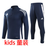 2025 Ad~ Sapphire Blue Kids Sweater Tracksuit