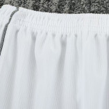 2000 M Utd Away White Retro Kids Soccer Jersey