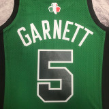 2007 Celtics GARNETT #5 Retro Green NBA Jerseys热压