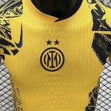 2024/25 In Milan Third Yellow Player Version Soccer Jersey