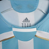 2006 Argentina Home Retro Long Sleeve Soccer Jersey