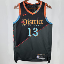 2025 Wizards POOLE #13 Black City Edition NBA Jerseys