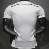 2014 Germany Home White Retro Player Version Soccer Jersey  3 Start 三星