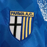 1995/97 Parma Away Blue Retro Soccer Jersey