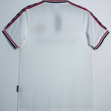 1998/99 M Utd White Retro Soccer Jersey