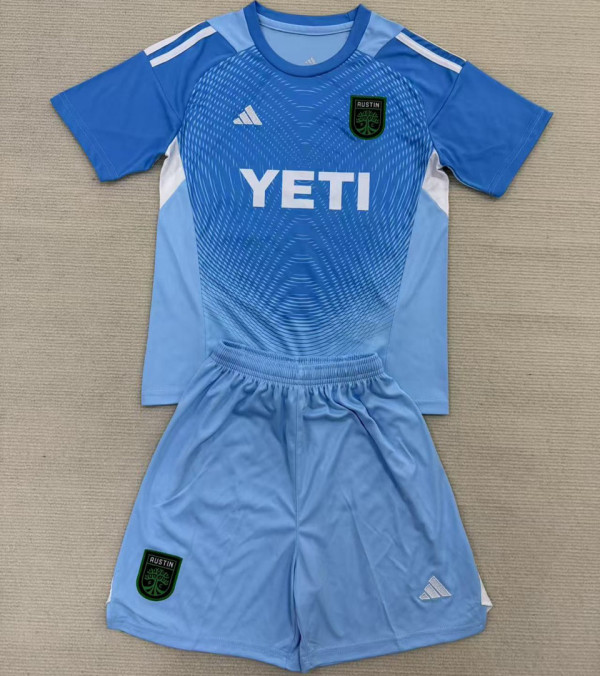 2025/26 Austin FC Goalkeeper Kids Soccer Jersey