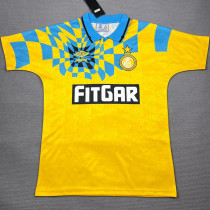 1991/1993 In Milan Third Yellow Retro Soccer Jersey