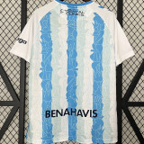 2024/25 Malaga Home White Fans Soccer Jersey