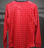 2012/13 M Utd Home Red Retro Player Version Long Sleeve Soccer Jersey 球员版长袖