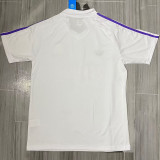 1984/85 RM White Home Retro Soccer Jersey