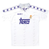 1994/96 RM White Home Retro Soccer Jersey