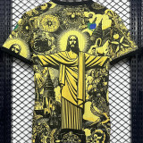 2024/25 Brazil Special Edition Yellow  Player Version Soccer Jersey