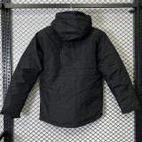 2025 AD Cotton Thickened warm Black Outdoor Jacket #P5加棉冲锋衣