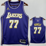 2026 Lakers DONCIC #77 Purple NBA Jersey