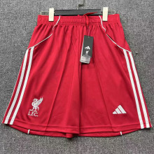 2025/26 LFC Home Red Shorts Pants
