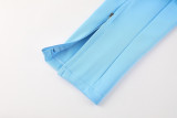 2025 AD~  Sky Blue Kids Jacket Tracksuit