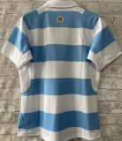 2023 Argentina RUGBY WORLD CUP Home Blue White Rugby Jersey  阿根廷