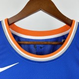 NY Knicks CLARKSON #00 Blue NBA Jersey