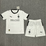 2025/26 Monchengladbach Home White Kids Soccer Jersey