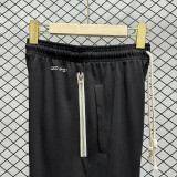 2025 Nk~ Black Pure Cotton Sports Trousers Zipper style