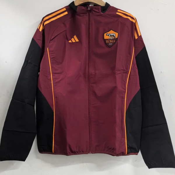 2025/26 Roma Red Windbreaker