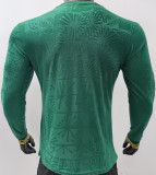 2025 Mexico Green Special Edition Player Version Long Sleever Jersey 胸前国微