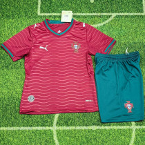 2026/27 Portugal Home Red Kids Soccer Jersey