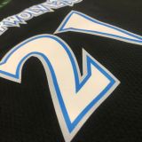 2018 Timberwolves GARNETT # 21 Black Retro NBA Jerseys Hot Pressed