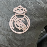 2024/25 RM Third Black Player Version Long Sleeve Soccer Jersey