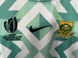 2023 South Africa RUGBY WORLD CUP Away Rugby Jersey  南非 胸前无广告