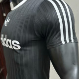 2025 AD~ Black Retro Style Player Version Soccer Jersey
