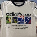 2025/26 AD White Retro Style Fans Soccer Jersey