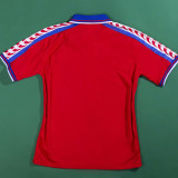 1996 Czech Home Red Retro Soccer Jersey