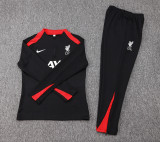 2024/25 Liv Black Kids Sweater Tracksuit