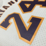 2009/10 Lakers BRYANT #24 Retro White NBA Jerseys热压