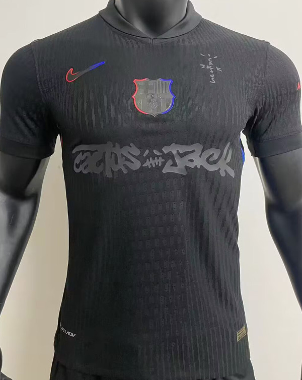2024/25 BA x Travis Scott Away Player Version Soccer Jersey 球员版 胸前 新 广告 带左胸小广告