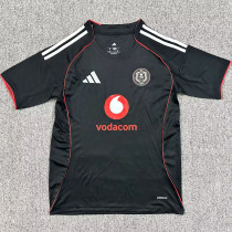 2025/26 Orlando Pirates Home Black Fans Soccer Jersey 奥兰多海盗