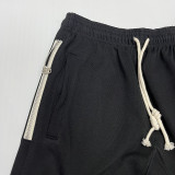 2024/25 Nk~ Black Pure Cotton Sports Trousers Zipper style