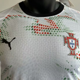 2025/26 Portugal Away White Long Sleeve Player Version Soccer Jersey
