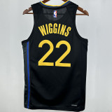 2025/26 Warriors WIGGINS #22 Black NBA Jerseys